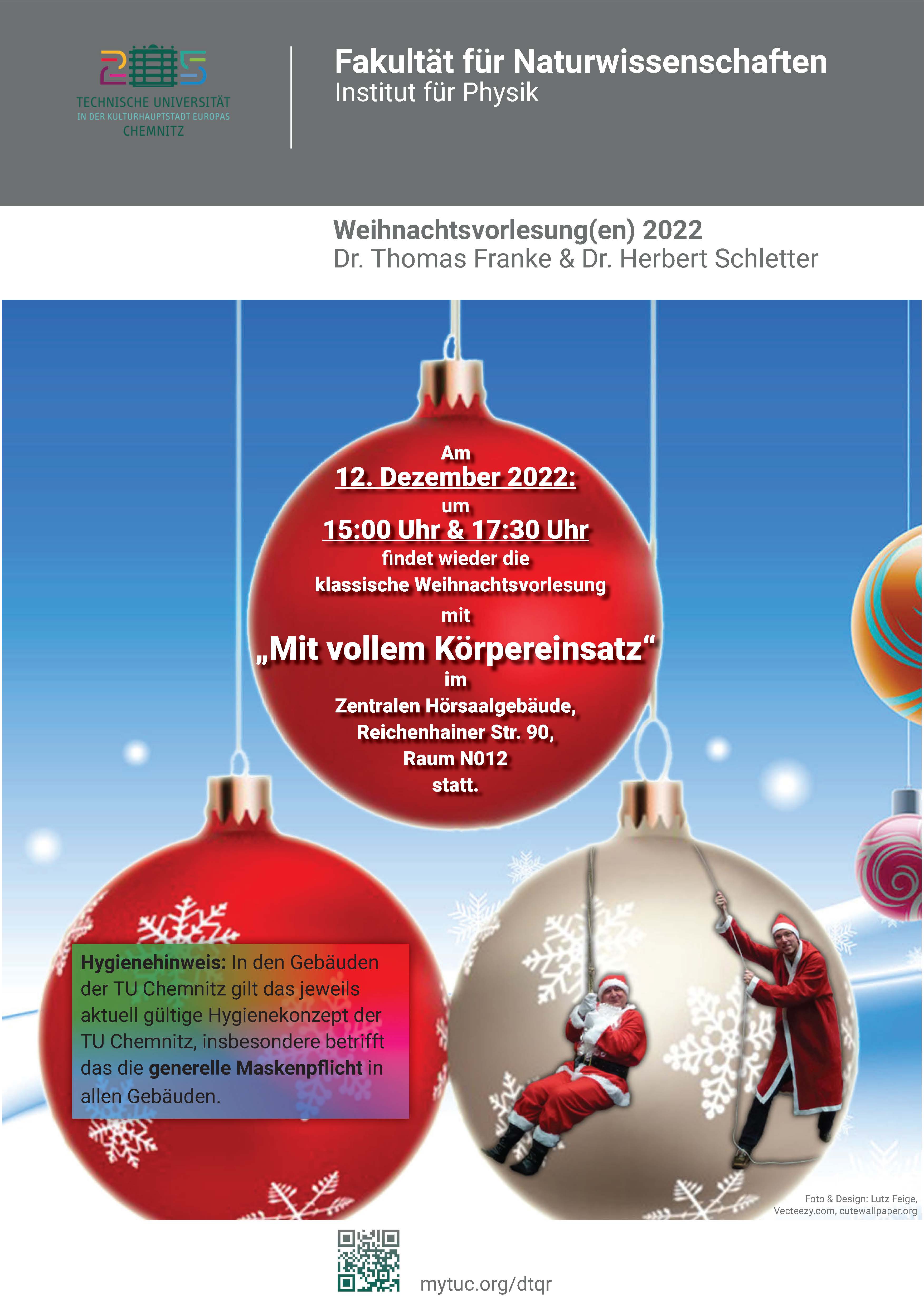 Poster Weihnachtsvorlesung 2022