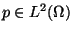 $p \in L^2(\Omega)$