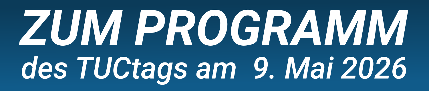 Save the date: TUCtag am 9. Mai 2026