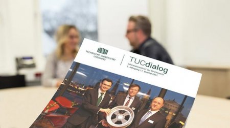 Titelseite der neuen Ausgabe des Informationsbriefes "TUCdialog".