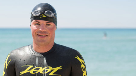 Joseph Heß ist leidenschaftlicher Freiwasserschwimmer.