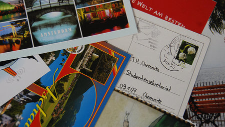 Verschiedene Postkarten