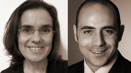 Prof. Dr. Teresa Pinheiro (links) und Dr. Yaman Kouli