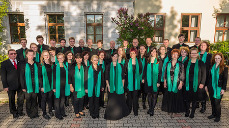 Gruppenfoto des Universitätschores