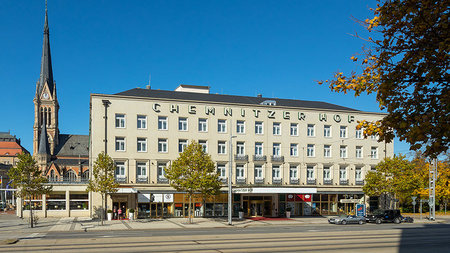 Außenansicht des Hotels "Chemnitzer Hof"