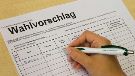 Wahlvorschlagsformular