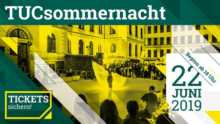 Poster which says "TUCsommernacht"