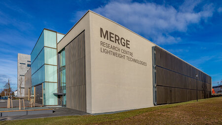 Exterior of the MERGE laboratory building 