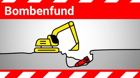 Grafik einer Bombe