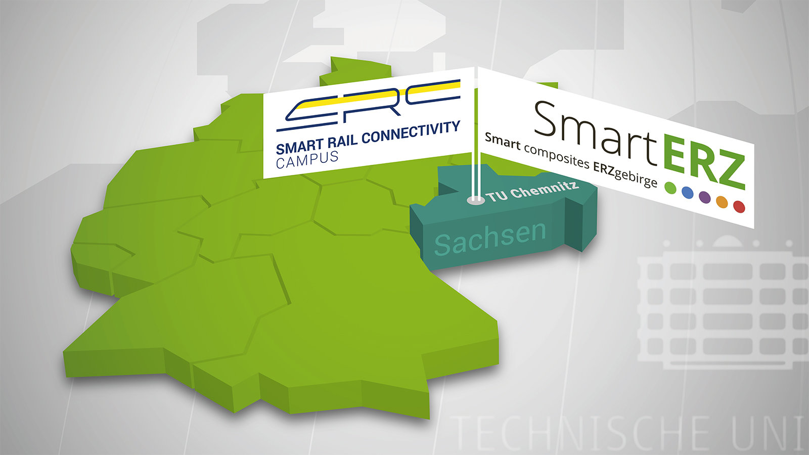 Zwei Logos der Projekte SRCC und SmartERZ