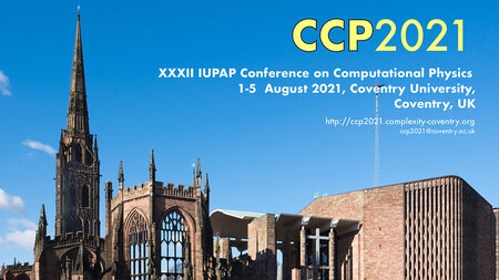 Photo of Coventry Cathedral with the text CCP2021.