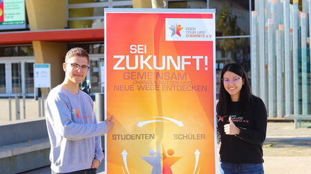 TU students welcomes to join in program “ROCK YOUR LIFE! Chemnitz e. V” to help students for a better future.