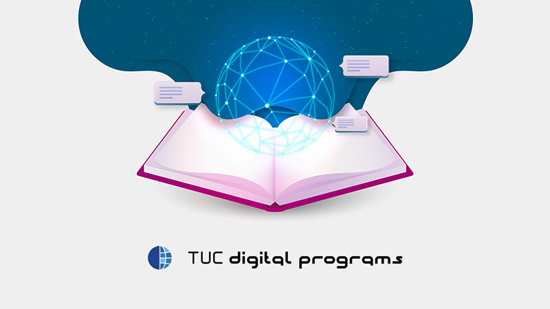 Logo mit Schriftzug TUC digital programs.