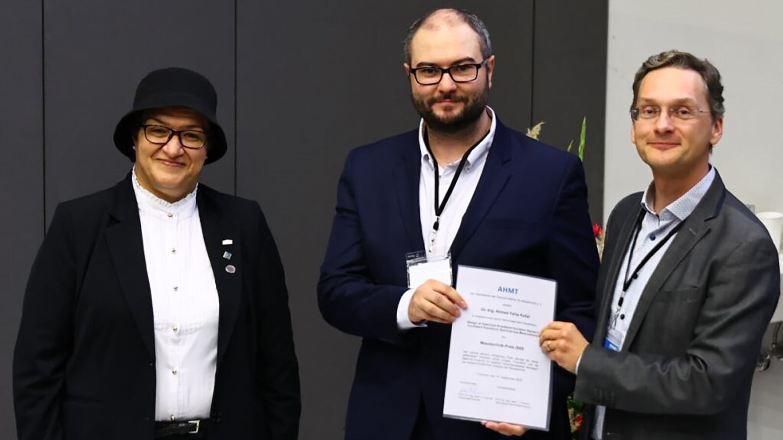 Auszeichnung für herausragende Dissertation in der Messtechnik  (AHMT 2024)