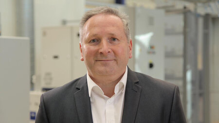 Porträt eines Mannes.