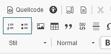 ein Screenshot aus dem WFM-Editor mit dem Menüpunkt zum Erstellen einer Liste
