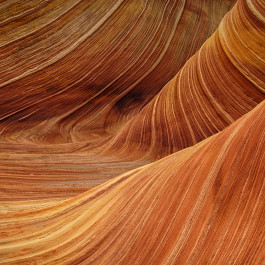 Ausschnitt einer Fotografie des Antelope Canyons in Arizona