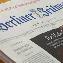 Titelseite der Berliner Zeitung