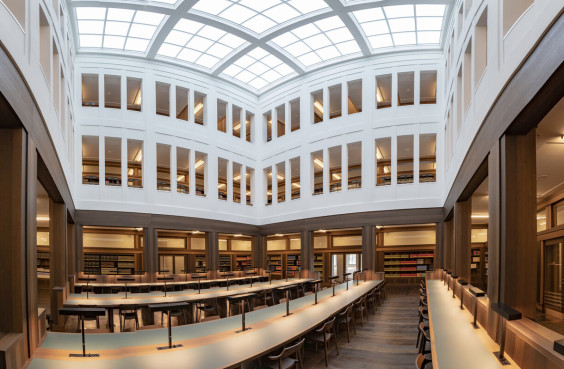 Reading room of the university library