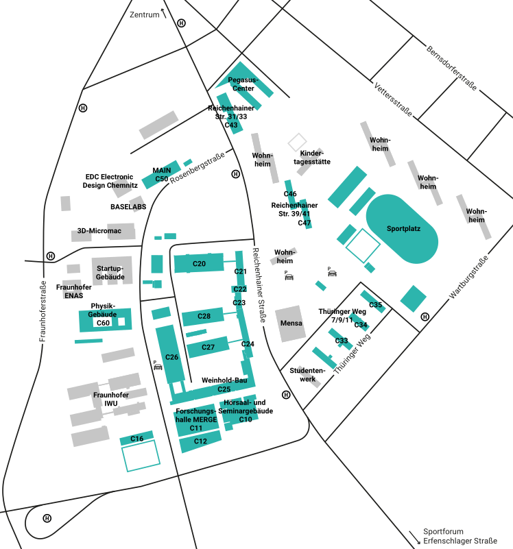 Map Campus Reichenhainer Straße