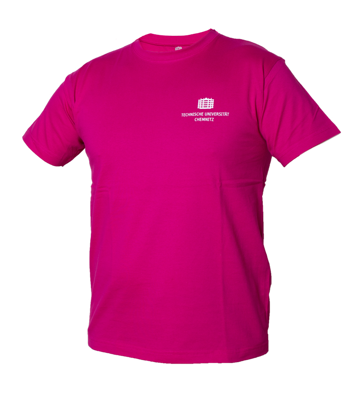 T-Shirt "Classic" | Kleines Logo | Herren | Pink | %%% AUSVERKAUF %%%