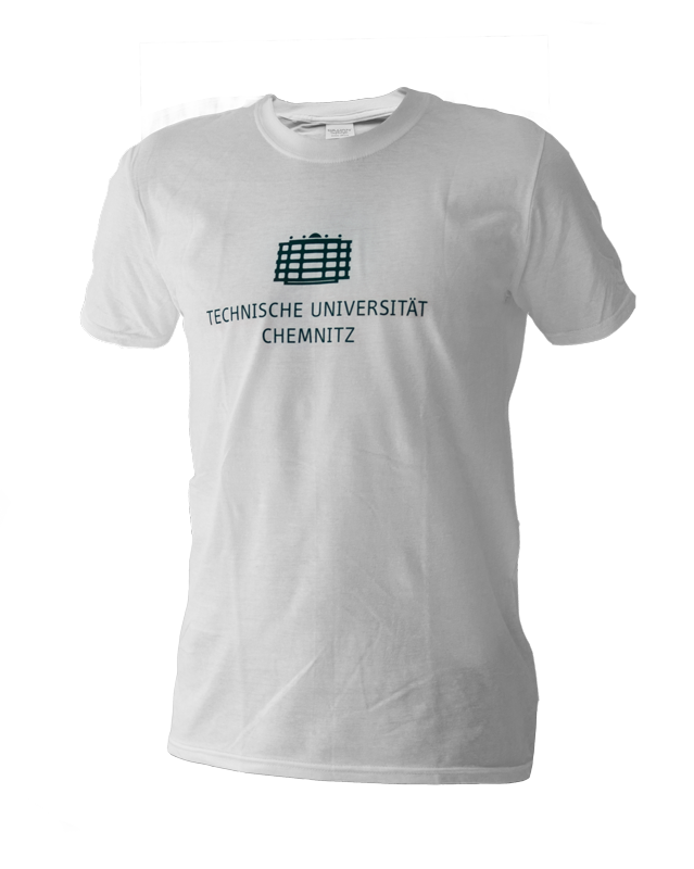 T-Shirt "Classic" | großes Logo | Unisex | Weiß