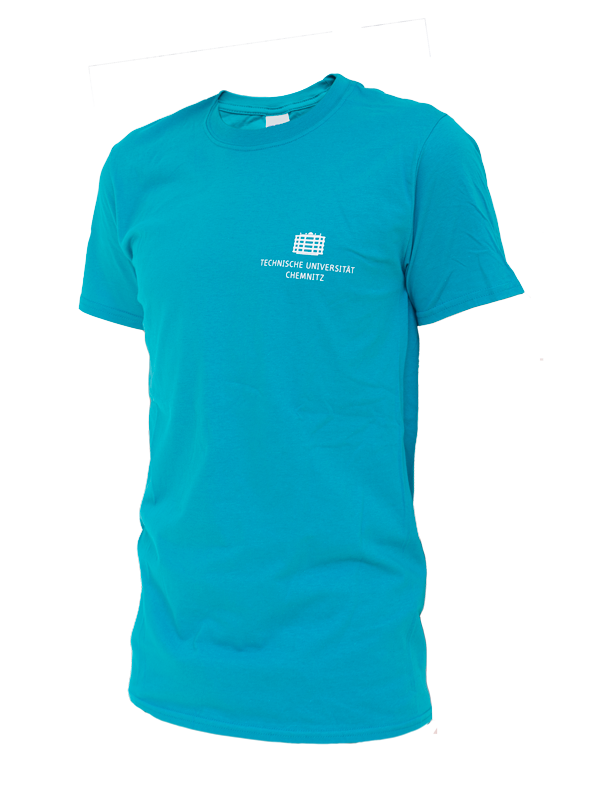 T-Shirt "Classic" | Kleines Logo | Unisex | Tropical Blue  | %%% AUSVERKAUF %%%