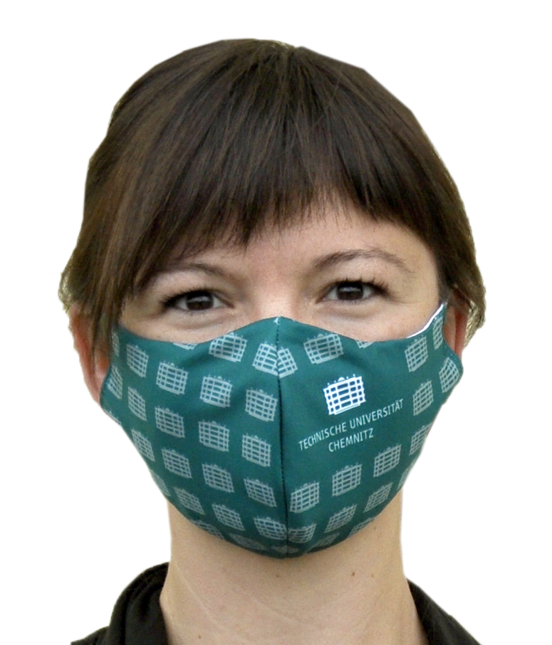 Mund-Nase-Maske im TU-Design | wiederverwendbar