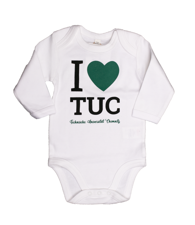 Baby-Body "I Love TUC" | Langarm | weiß