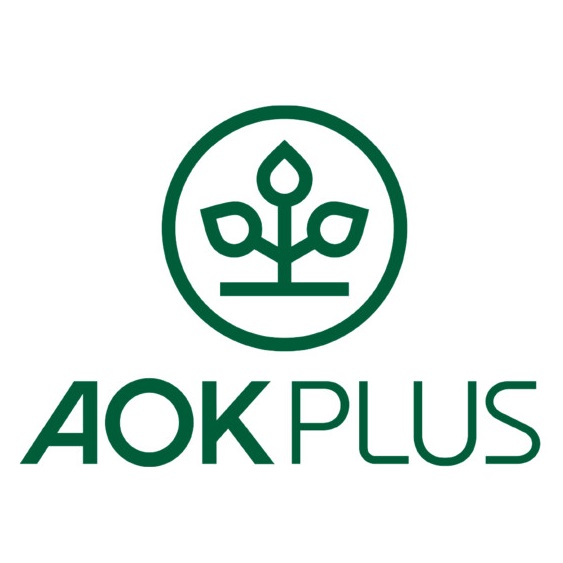Werbung mit Verlinkung zur AOK Plus