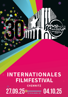 Werbung mit Verlinkung zum SCHLiNGEL Filmfestival 2025