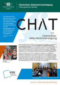 Poster CHAT – Chemnitzer Abituriententagung zur Geschichte und Gegenwart der Europäischen Union