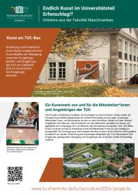 Poster Endlich Kunst im Universitätsteil Erfenschlag!?