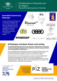 Poster Erfinderkultur in Chemnitz und der Region