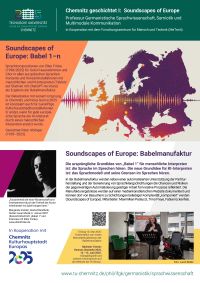 Poster Chemnitz in Layers I: Soundscapes of Europe