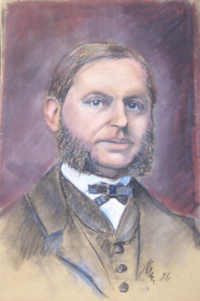 Zeichnung: Portrait von Theodor Eduard Böttcher © Universitätsarchiv