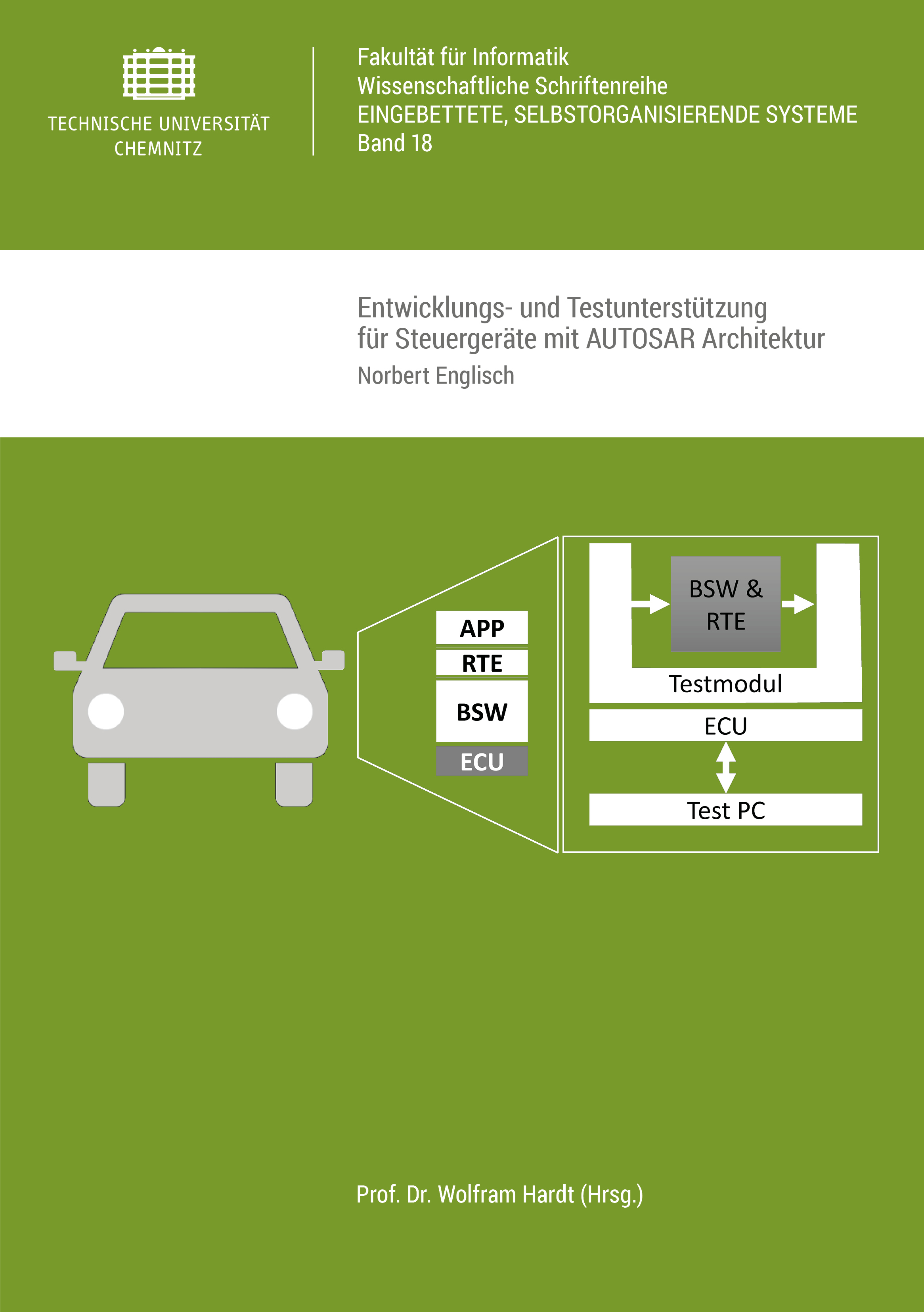 Cover: Entwicklungs- und Testunterstützung für Steuergeräte mit AUTOSAR Architektur