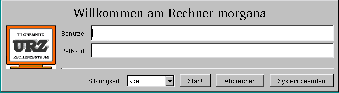 Beispiel: KDE- Login-Manager kdm