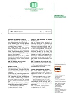 URZ-Information 4/2008