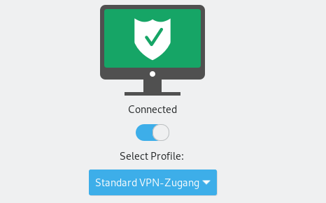 Anzeige der VPN-Verbindung