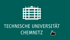 Logo der TU Chemnitz mit dem Mauszeiger