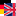 Icon mit zwei Flaggen