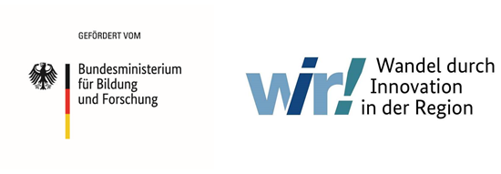 Gefördert durch Bundesministerium für Bildung und Forschung und WIR! Wandel durch Innovation in der Region