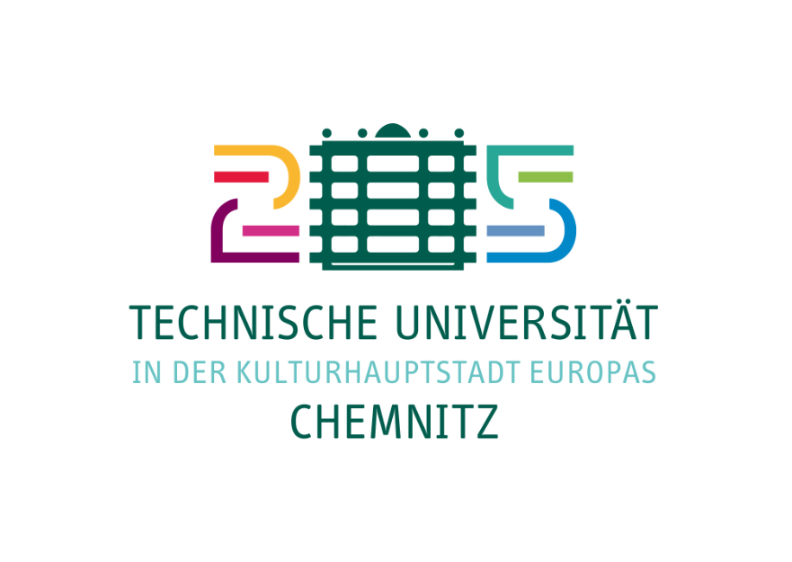Logo der Technischen Universität in der Kulturhauptstadt Europas Chemnitz