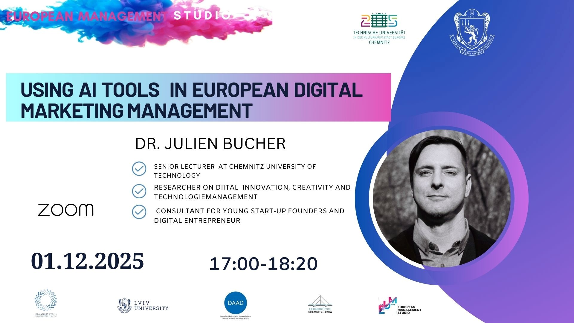 Gastvortrag Julien Bucher