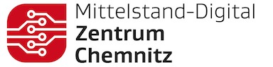 Logo Mittelstand 4.0 - Kompetenzzentrum Chemnitz mit Link zur zugehörigen Website