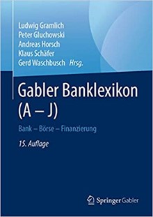 Titelblatt Gablers Banklexikon