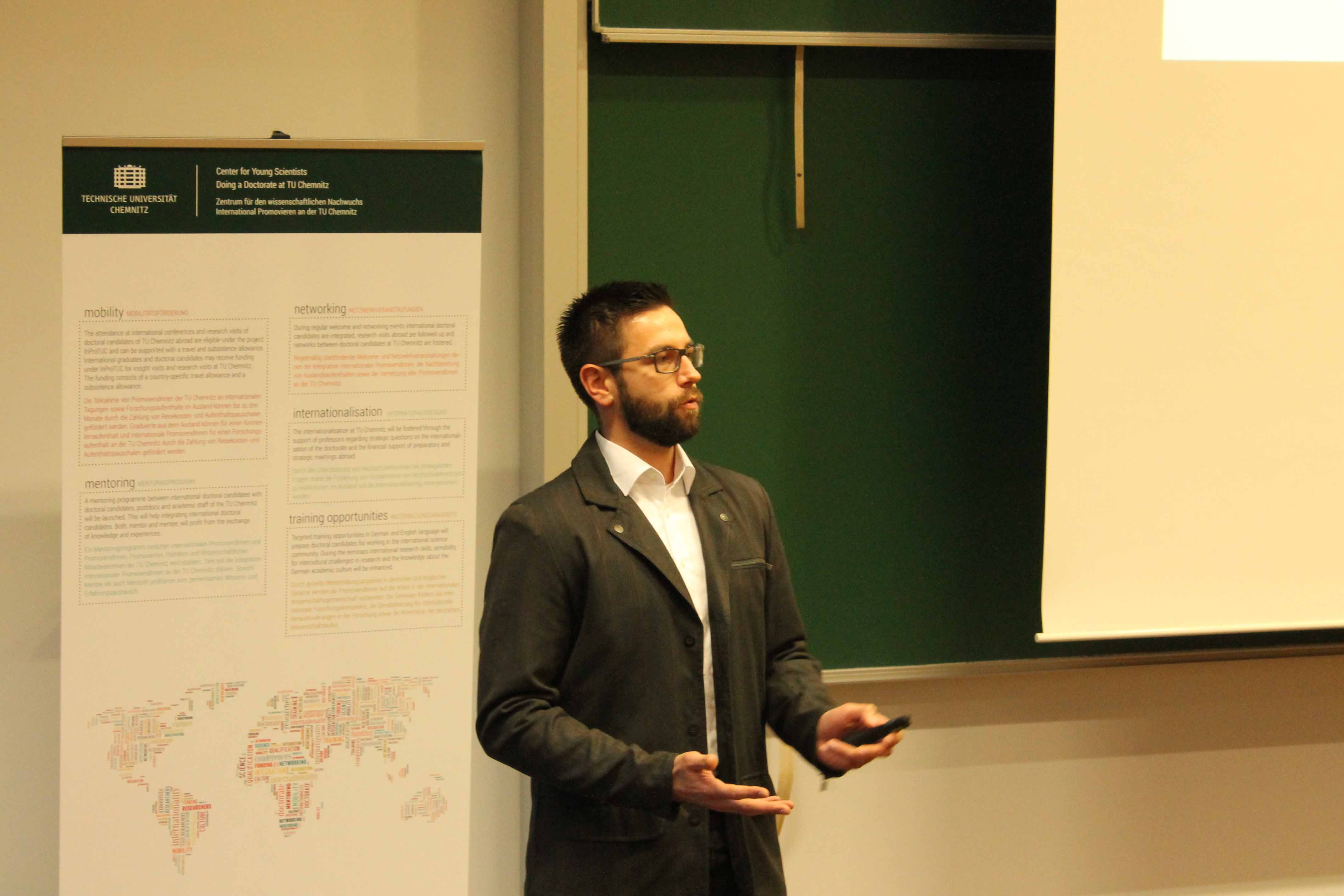 „Promotion of Young Scientists“: Doctoral student Martin Gozdzik