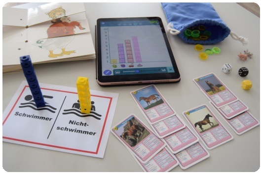 Tablet und analoge Lernmaterialien