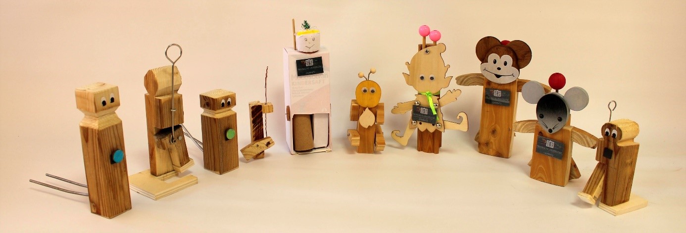 Verschiedene Figuren des Tippkick Spiel